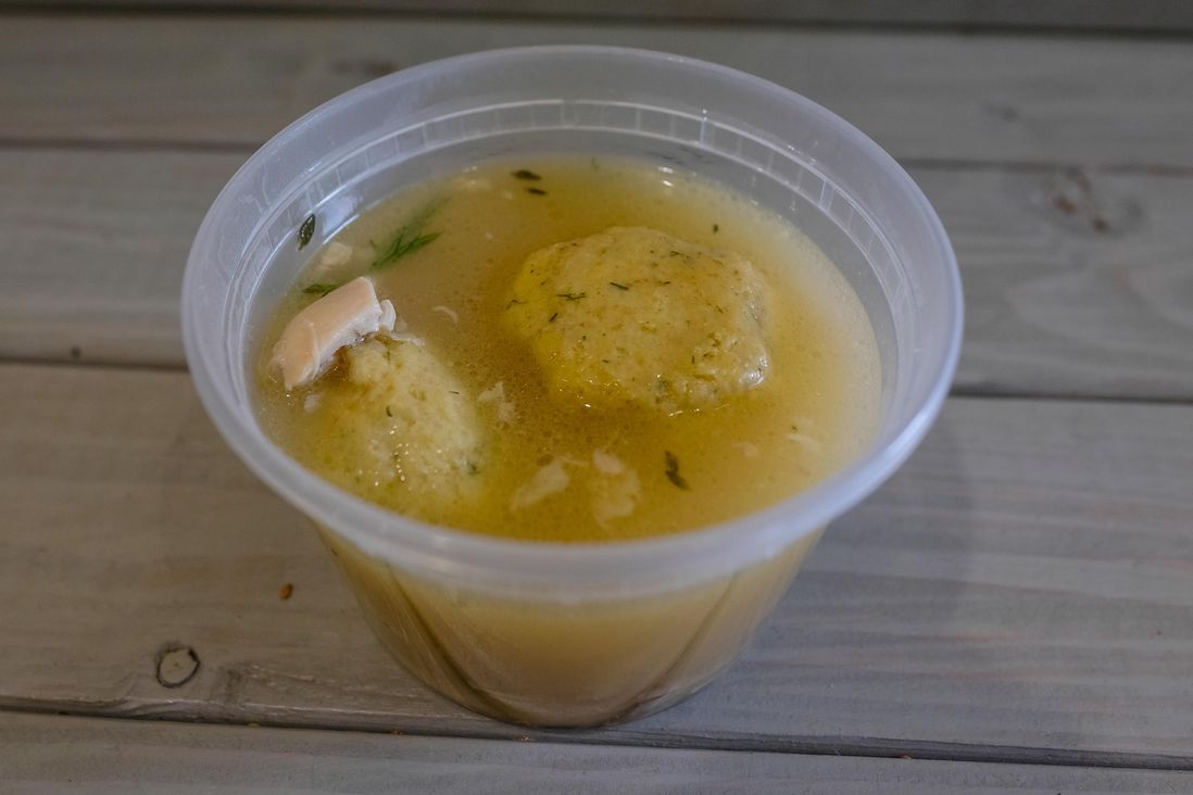Matzoh Ball Soup ($12)